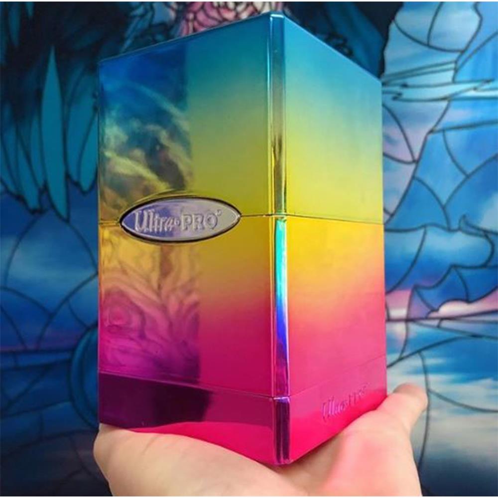 Ultra Pro Deck Box Rainbow Satin Tower