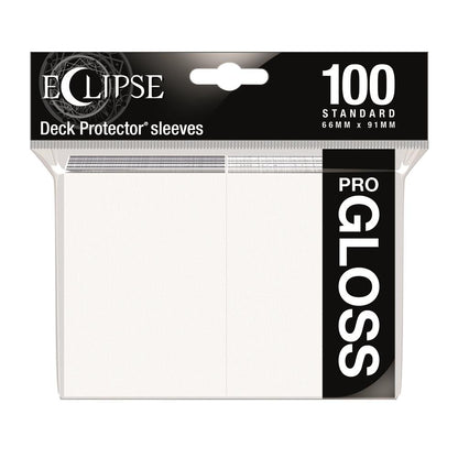 Ultra Pro White Eclipse Gloss Deck Protector Standard (100)