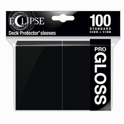 Ultra Pro Black Eclipse Gloss Deck Protector Standard (100)