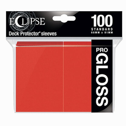 Ultra Pro Red Eclipse Gloss Deck Protector Standard (100)