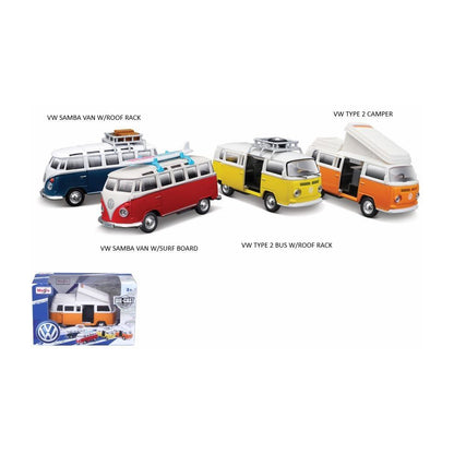 Maisto VW Samba Bus, 1 pièce assortie