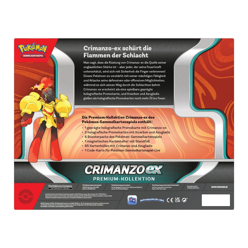 Pokémon DE Crimanzo ex Premium Collection