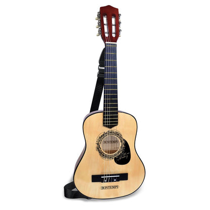 Bontempi guitar 6 strings made of wood, 75 cm