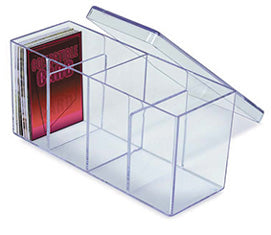 Ultra Pro 4-Compartment Clear Card Box (Up to 240 Cards)