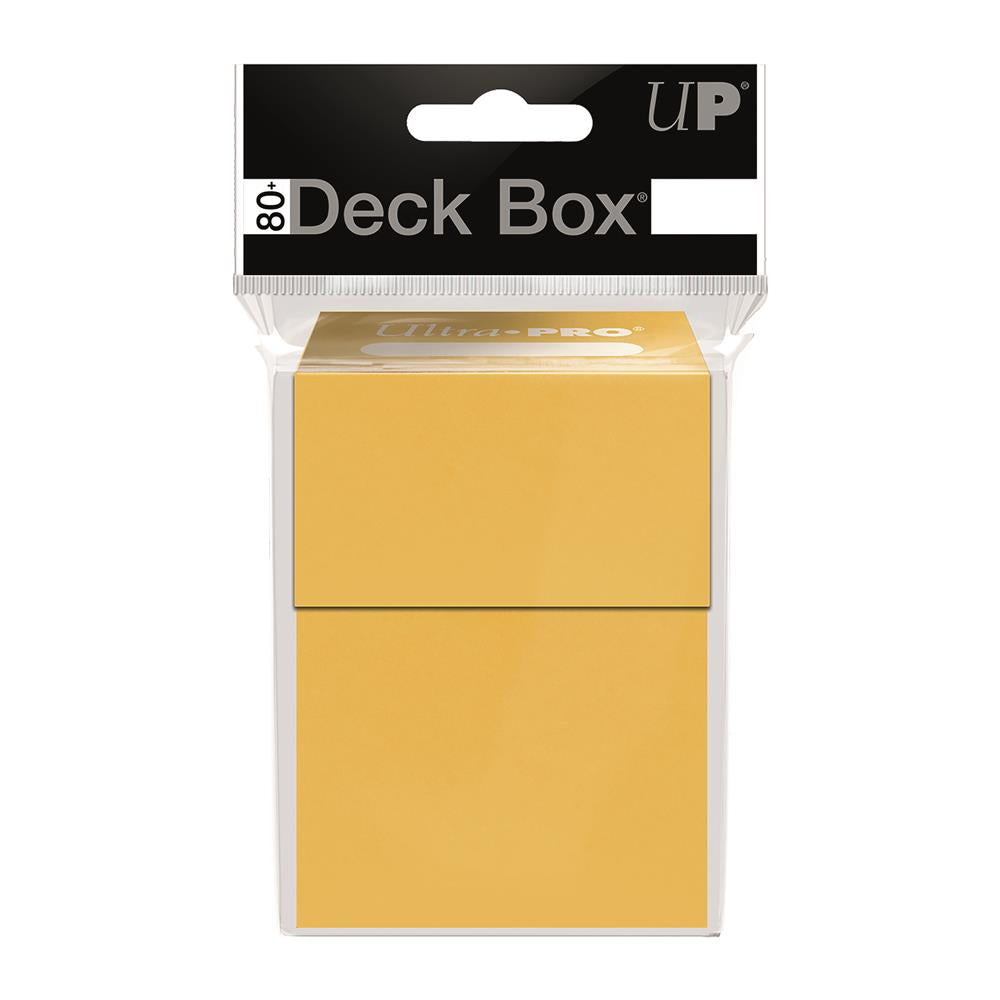 Ultra Pro Light Yellow Poly Deck Box