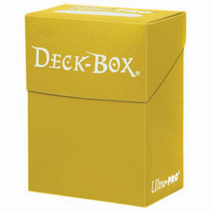 Ultra Pro Light Yellow Poly Deck Box