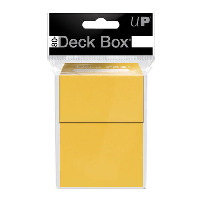 Ultra Pro Light Yellow Poly Deck Box