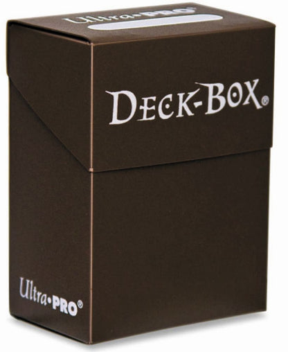 Ultra Pro Brown Poly Deck Box