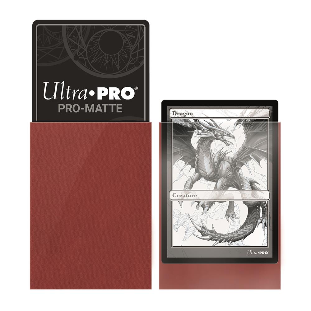 Ultra Pro Red PRO-Matte Deck Protector Standard (50)