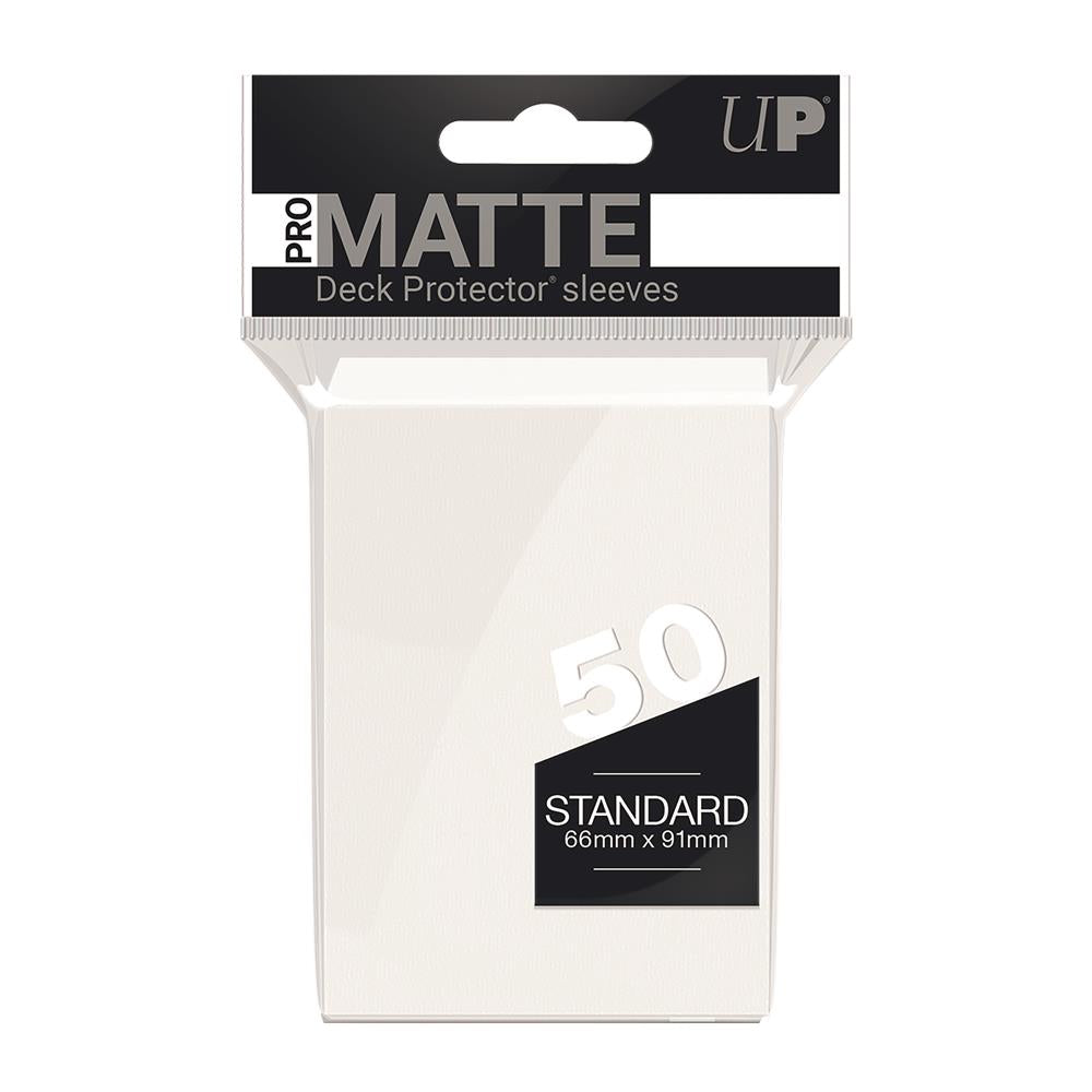 Ultra Pro White PRO-Matte Deck Protector Standard (50)