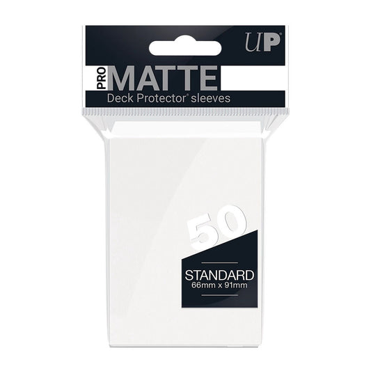 Ultra Pro Blanc PRO-Matte Deck Protector Standard (50)