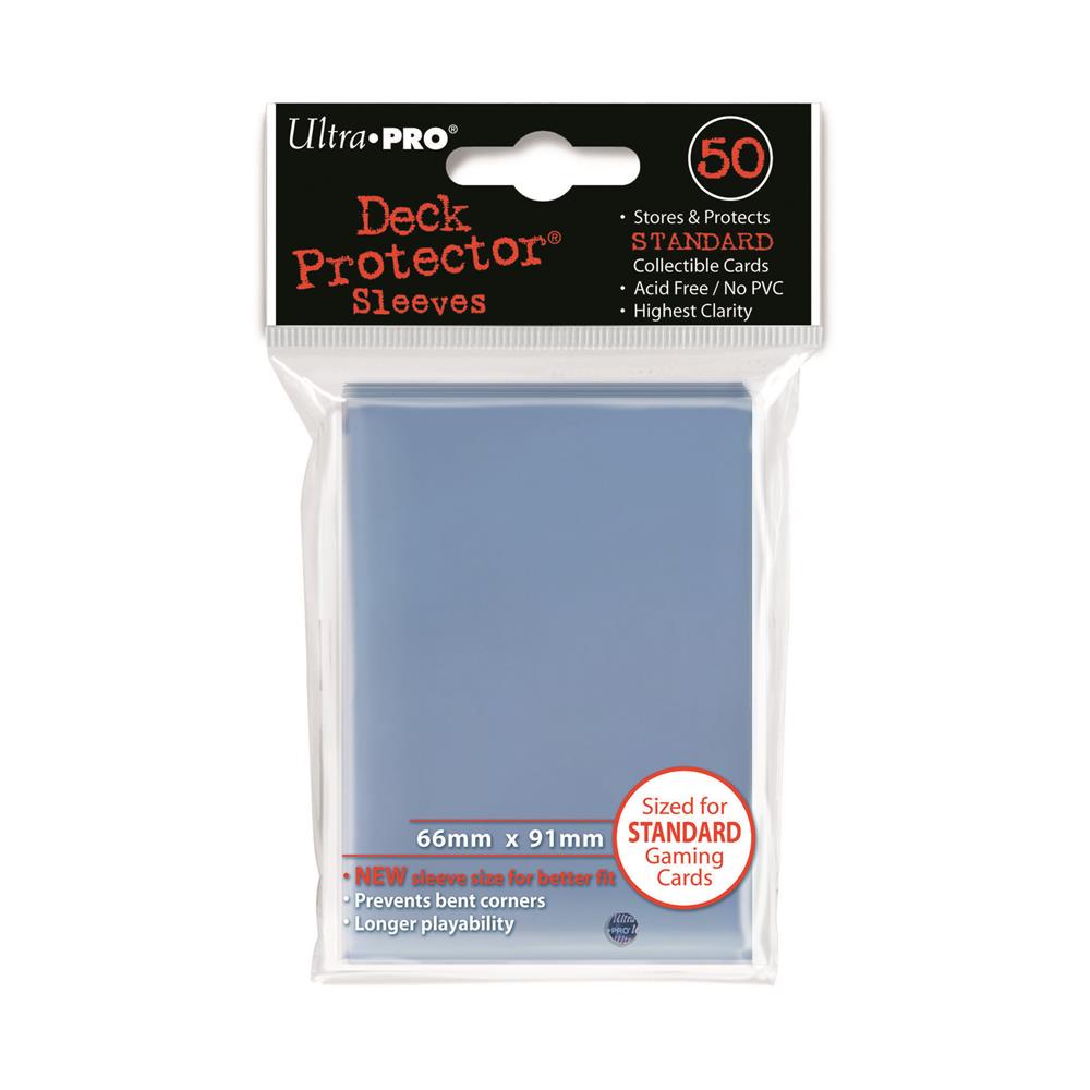 Ultra Pro Clear Deck Protector Standard (50) NEW SIZE