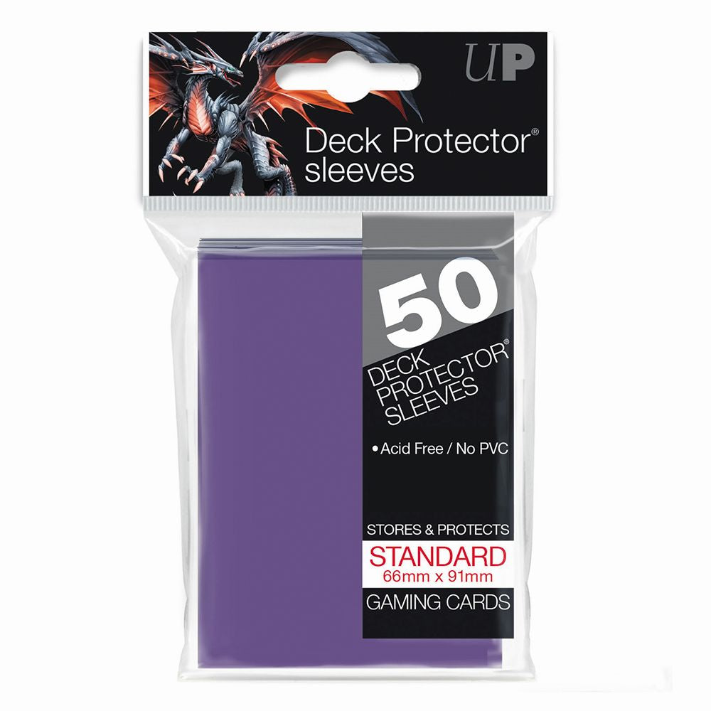 Ultra Pro Purple Deck Protector Standard (50) NEW SIZE