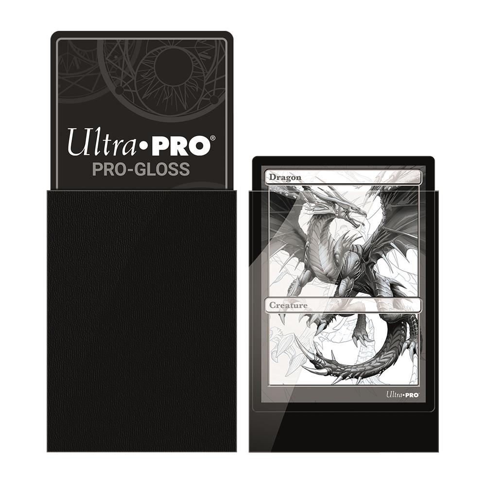 Ultra Pro Black Deck Protector Standard (100) NEW SIZE