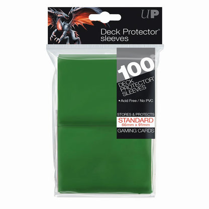 Ultra Pro Green Deck Protector Standard (100) NEW SIZE