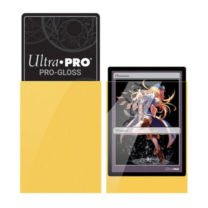 Ultra Pro Yellow Deck Protector Small (60) NEW SIZE