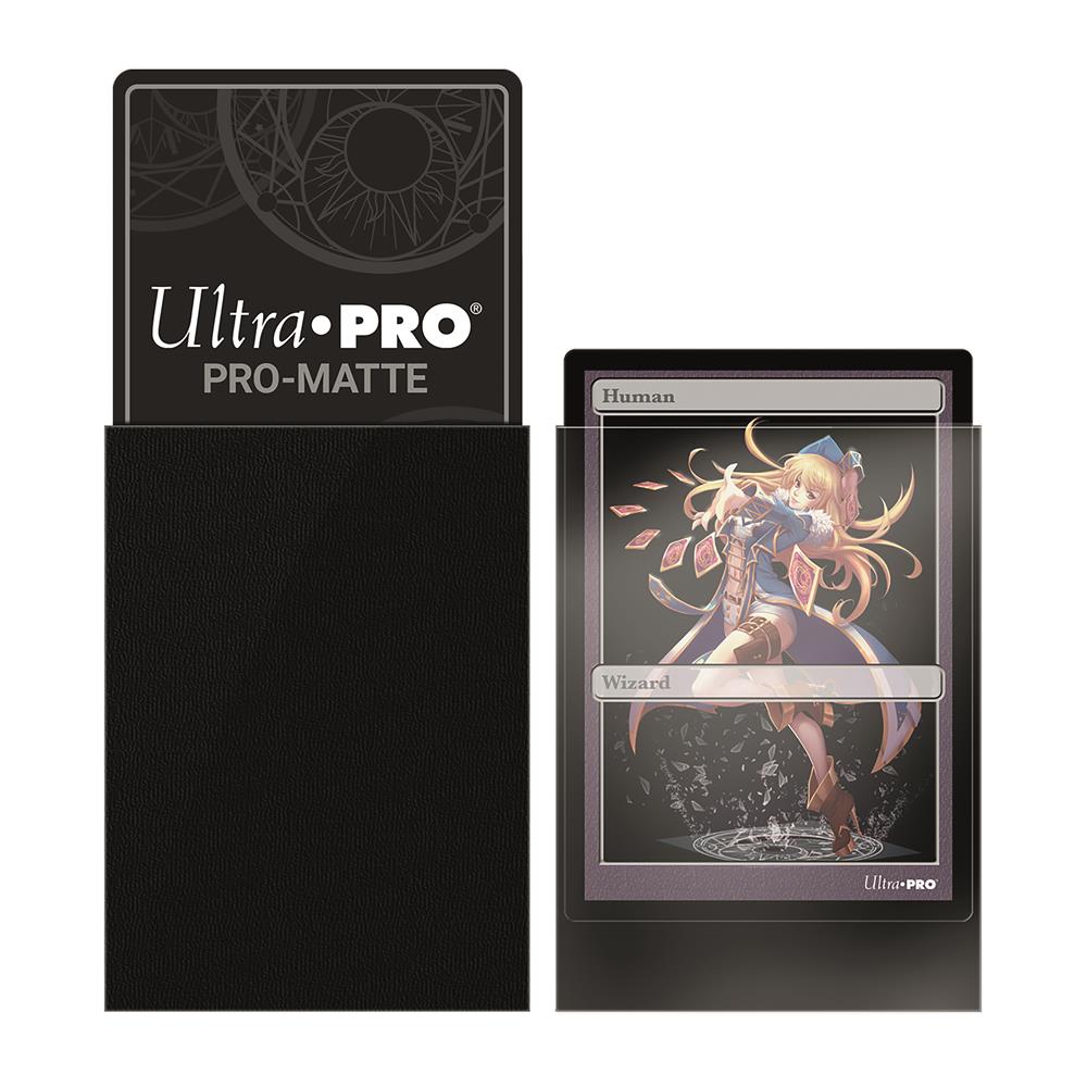 Ultra Pro Black PRO-Matte Deck Protector Small (60)