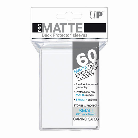 Ultra Pro White PRO-Matte Deck Protector Small (60)