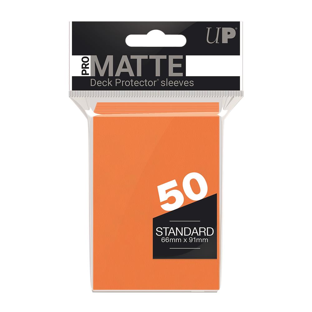 Ultra Pro Orange PRO-Matte Deck Protector Standard (50)