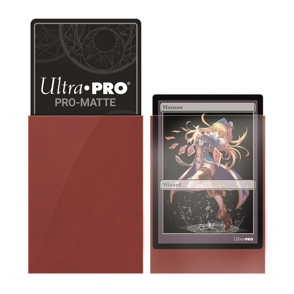 Ultra Pro Red PRO-Matte Deck Protector Small (60)