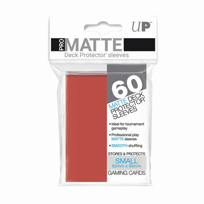 Ultra Pro Red PRO-Matte Deck Protector Small (60)