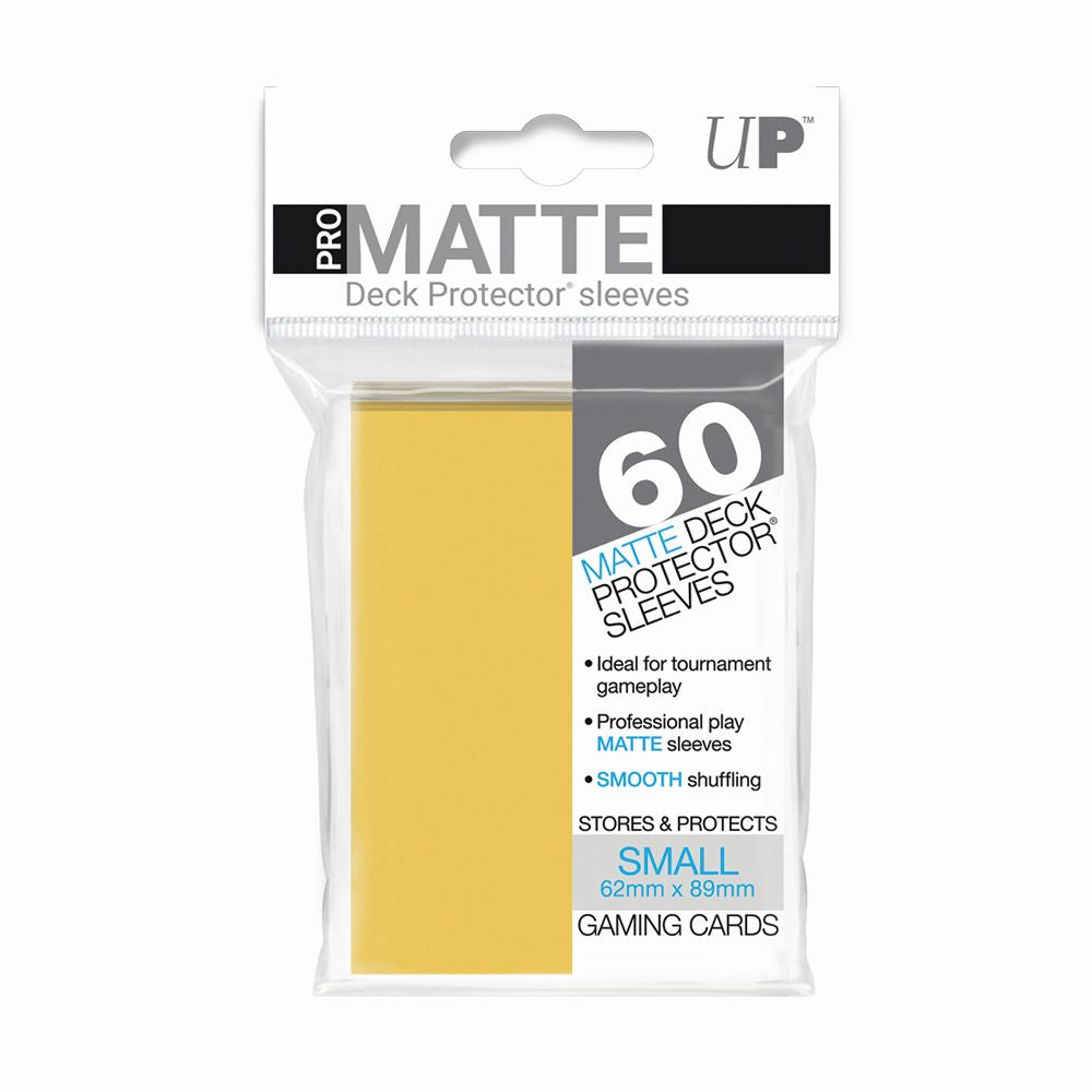 Ultra Pro Yellow PRO-Matte Deck Protector Small (60)