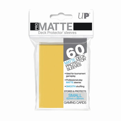 Ultra Pro Yellow PRO-Matte Deck Protector Small (60)