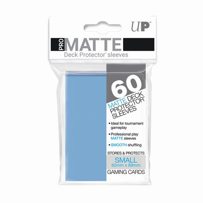 Ultra Pro Light Blue PRO-Matte Deck Protector Small (60)