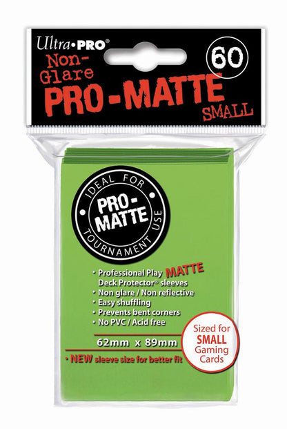 Ultra Pro Lime Green PRO-Matte Deck Protector Small (60)