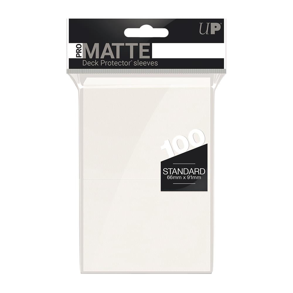 Ultra Pro White PRO-Matte Deck Protector Standard (100)