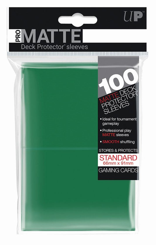 Ultra Pro Green PRO-Matte Deck Protector Standard (100)