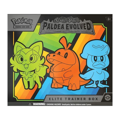 Pokémon P-EN SV02 'Paldea Evolved' Elite Trainer Box