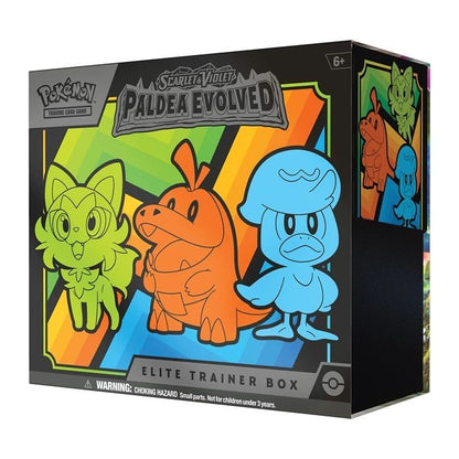 Pokémon P-EN SV02 'Paldea Evolved' Elite Trainer Box