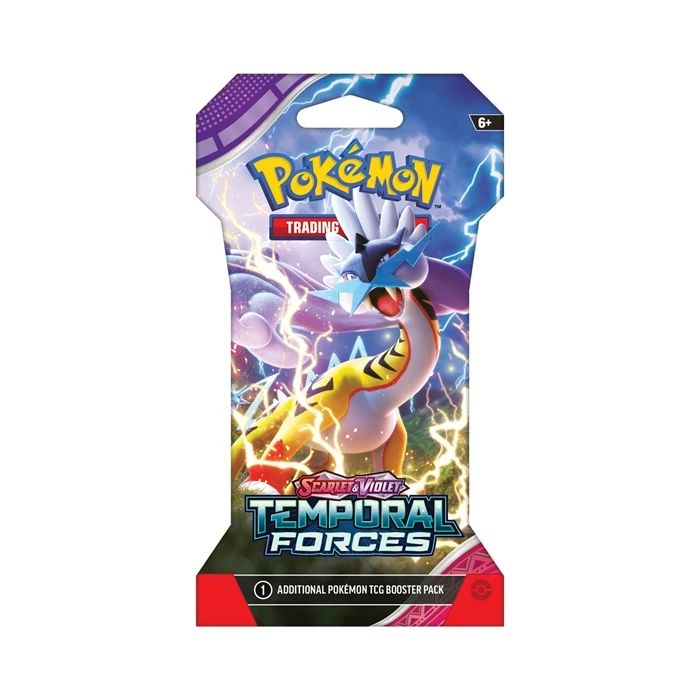 Pokémon P-EN SV05 Temporal Forces Booster Blister 10K.