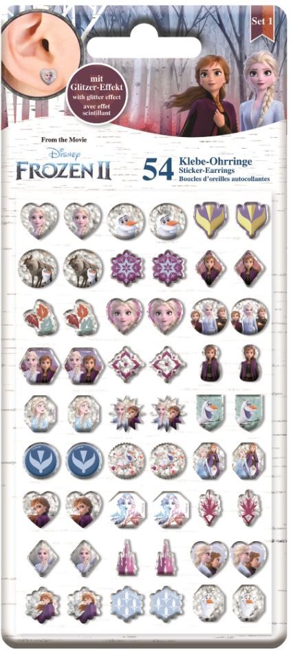 Craze Sticker Earrings Frozen 2 Klebe-Ohrringe