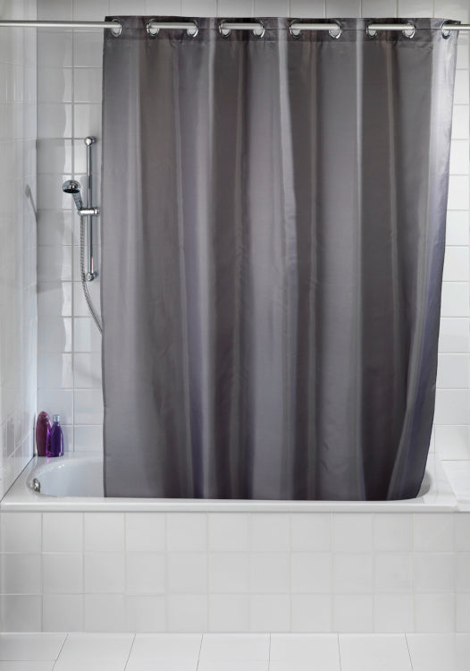 Wenko shower curtain Comfort flex grey, polyester