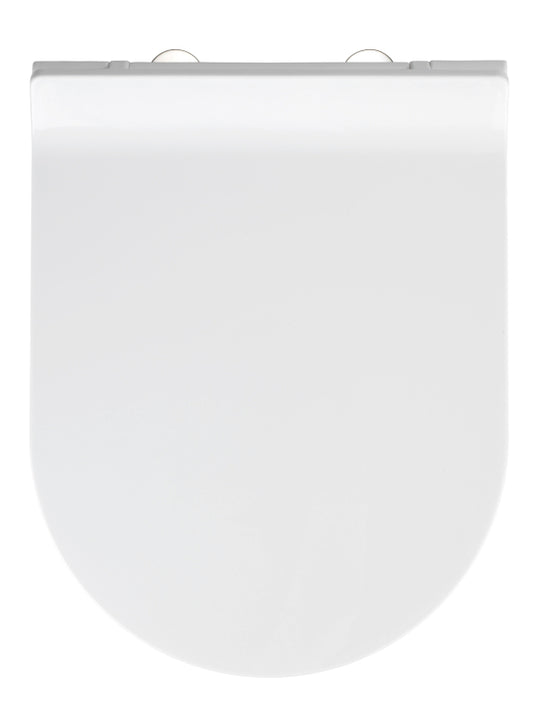 Wenko WC seat Habos white, Easy Close, Thermoplastic