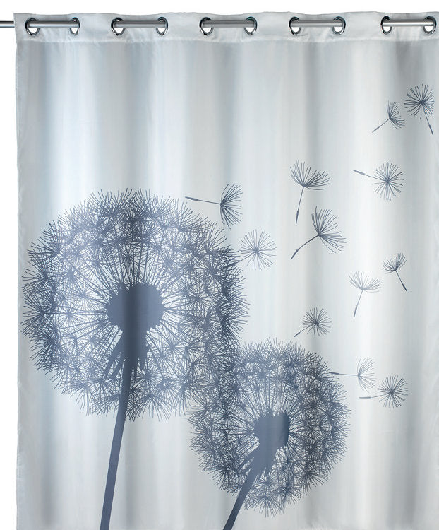 Wenko Duschvorhang Astera Flex, Anti-Schimmel Polyester