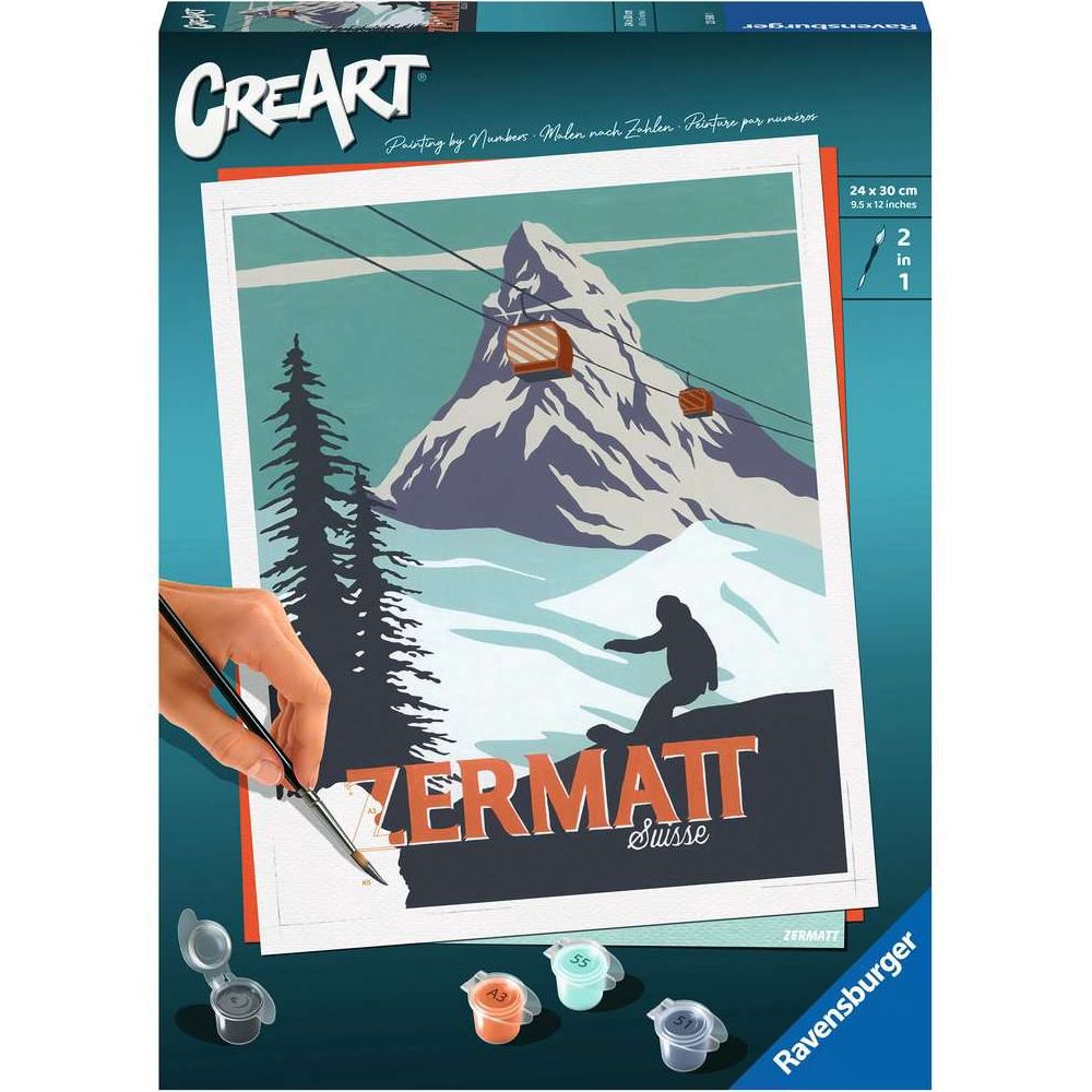 Ravensburger CreArt - Peinture par numéros - Zermatt