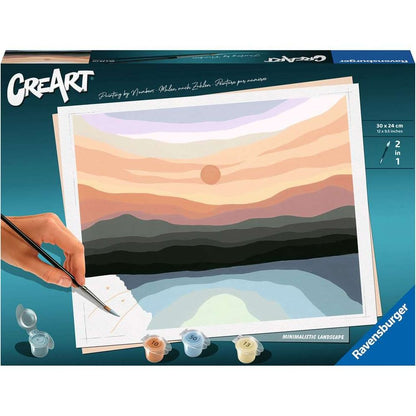 Ravensburger CreArt - Painting by Numbers - Minimalistic Landscape
