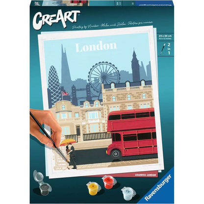 Ravensburger CreArt - Paint by Numbers - Colourful London