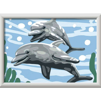 Ravensburger CreArt - Peinture par numéros - Pod de dauphins