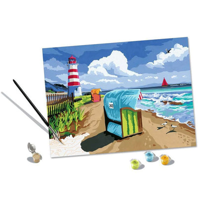 Ravensburger CreArt - Painting by Numbers - Holiday on the Baltic Sea
