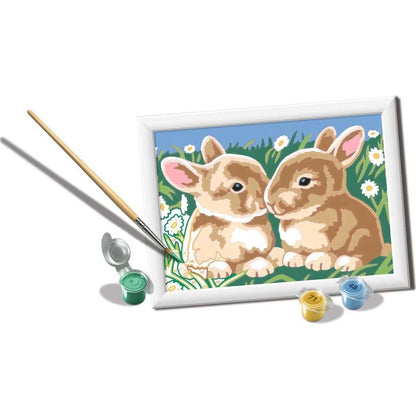 Ravensburger CreArt - Paint by Numbers - Fluffy Bunnies