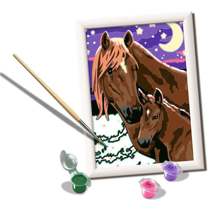 Ravensburger CreArt - Paint by Numbers - Horses at Midnight