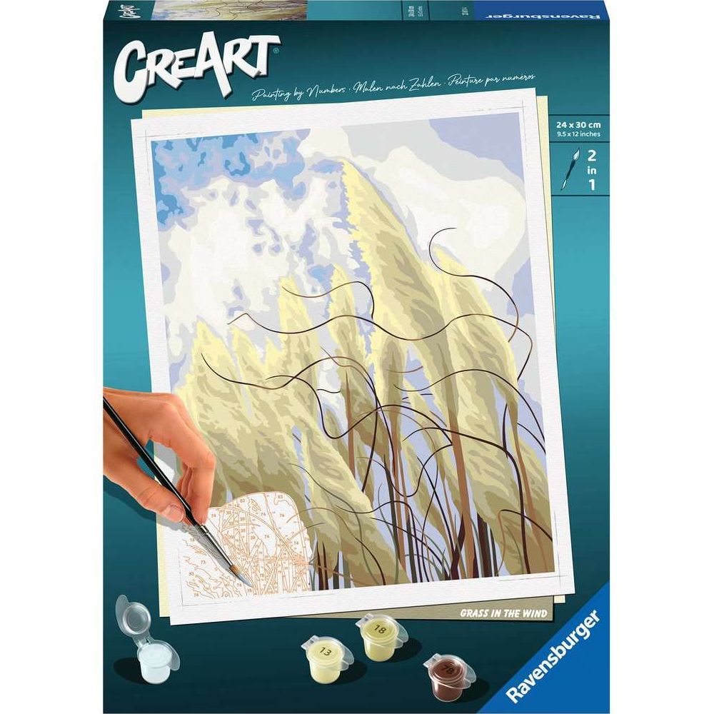 Ravensburger CreArt - Paint by Numbers - Grass in the Wind