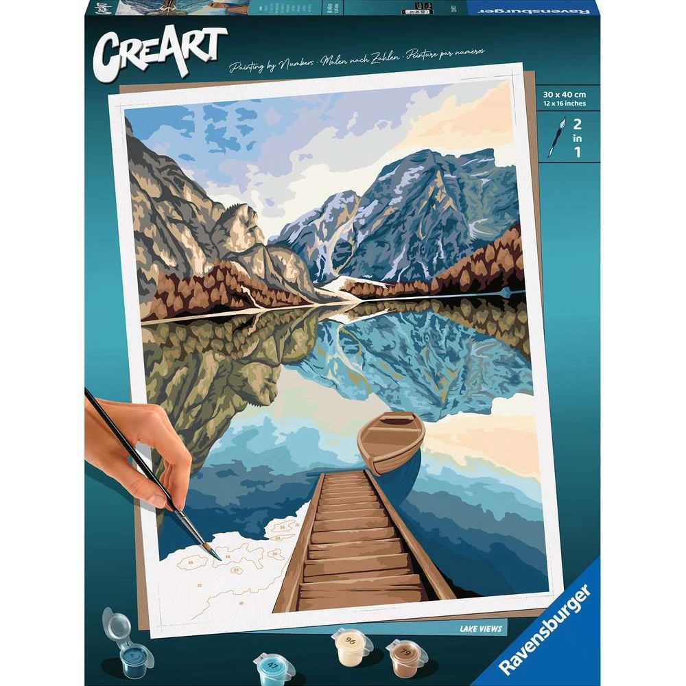 Ravensburger CreArt - Paint by Numbers - Lake Views