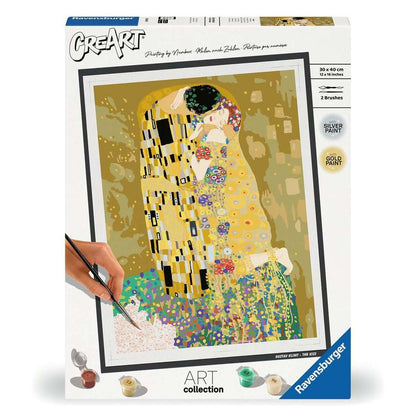 Ravensburger CreArt - Painting by Numbers - ART Collection: The Kiss (Klimt)