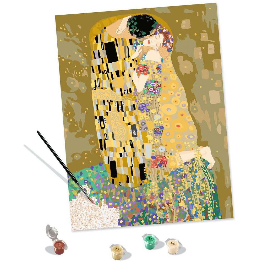 Ravensburger CreArt - Malen nach Zahlen - ART Collection: The Kiss (Klimt)