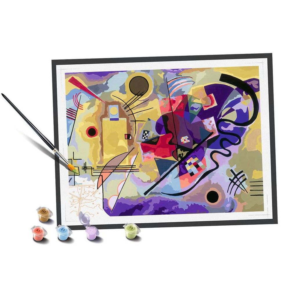 Ravensburger CreArt - Painting by Numbers - ART Collection: Yellow, Red, Blue (Kandinsky)